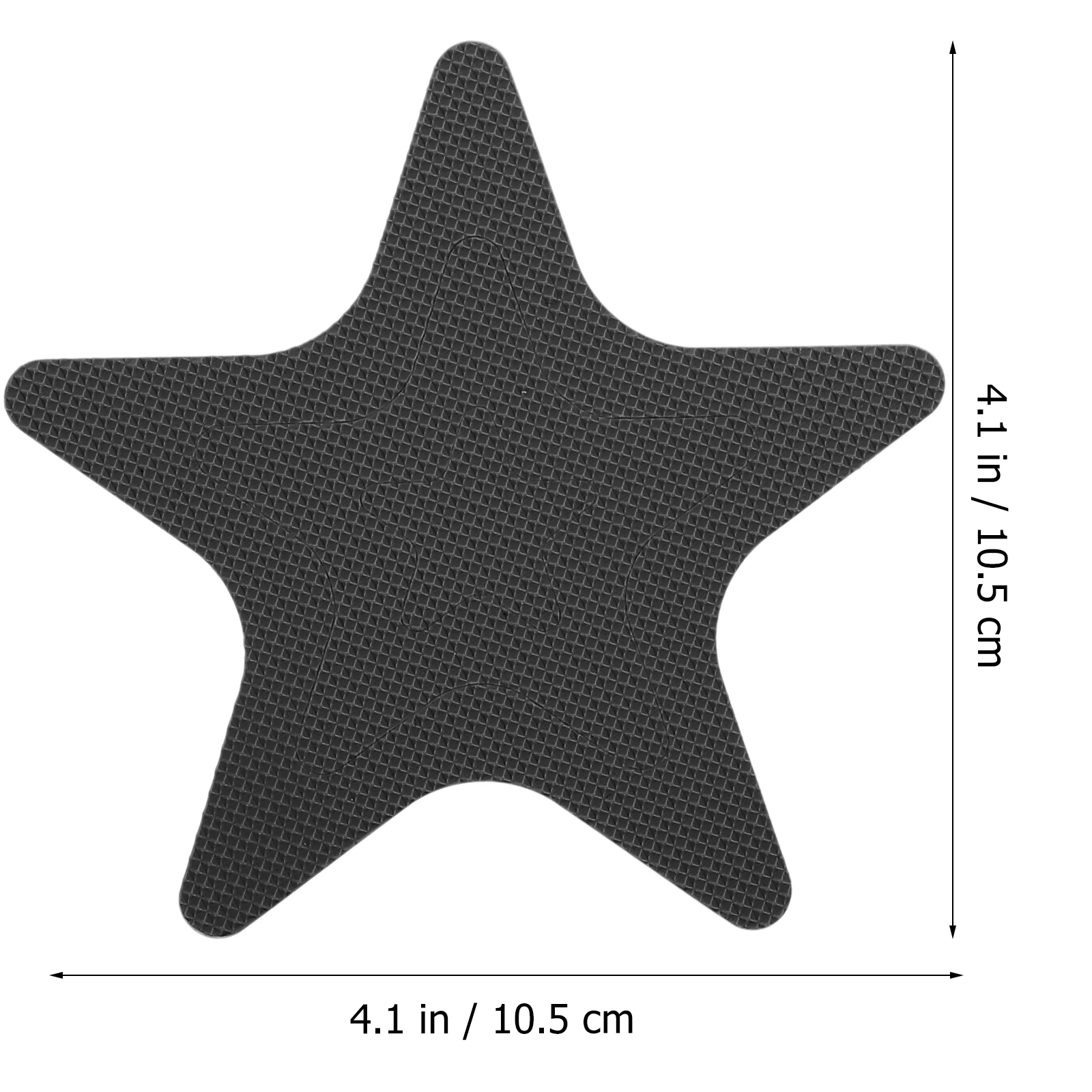 

1 set Non-Slip Bathtub Stickers Anti-Skid Bathroom Stickers Self-Adhesive Floor Decals Star Shaped Design Peva Material