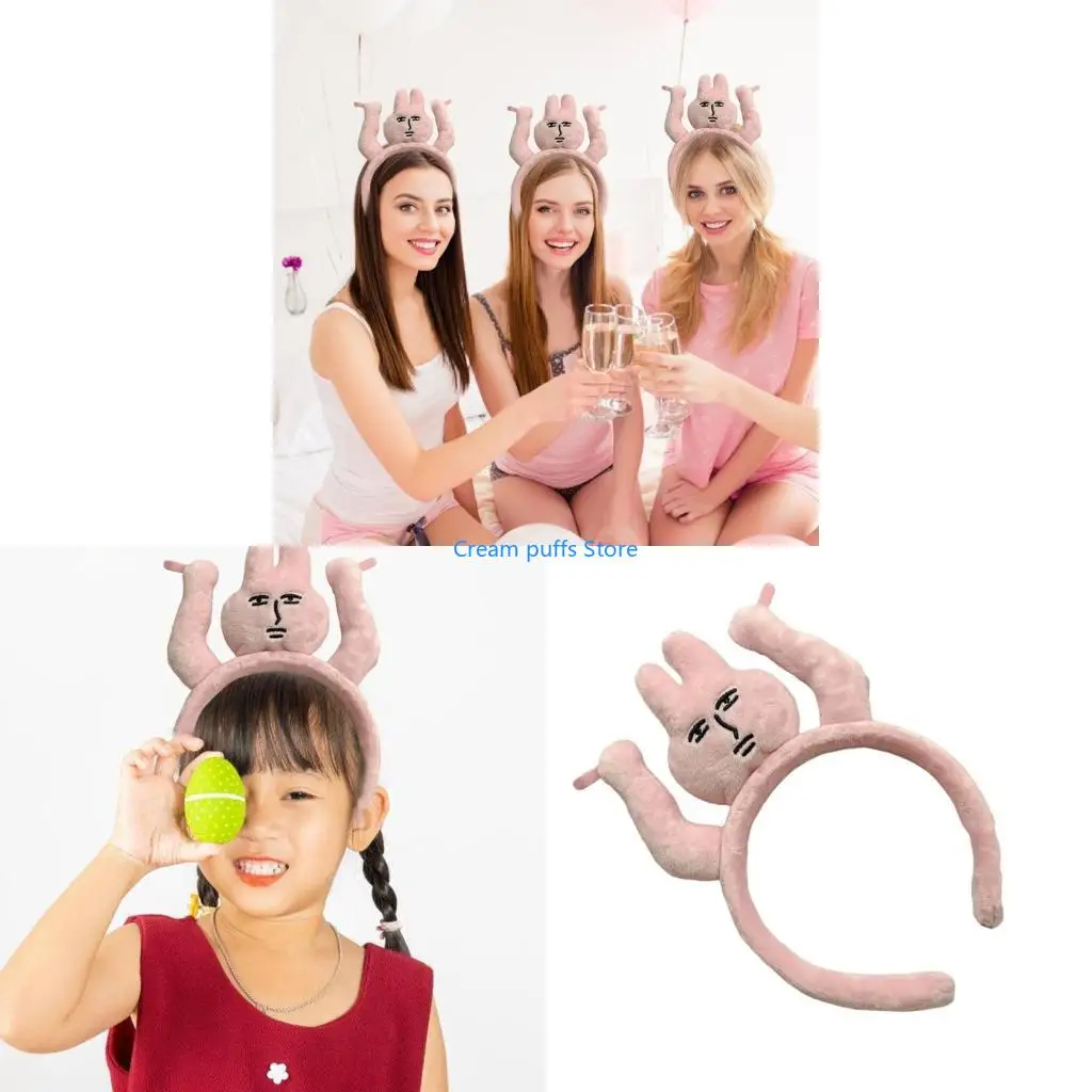 

50LE Makeup Costume Funny Headband Hair Hoop Stage Hairbands Stage Shows