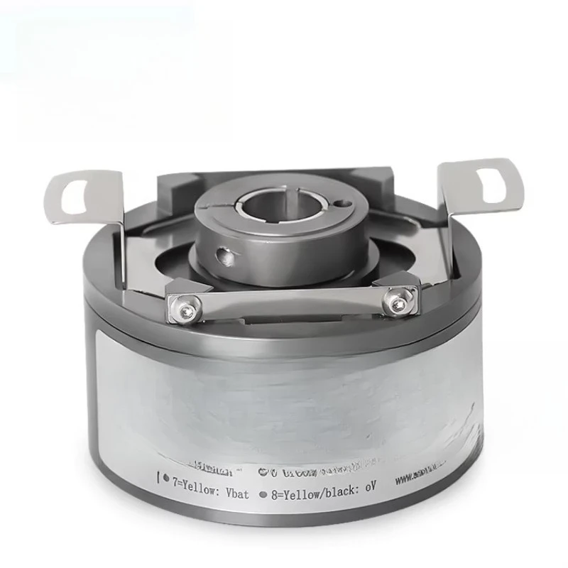 Absolute Hollow Shaft Encoder, Multi-Turn Motor Servo Motor Encoder KM60 Stainless Steel Rotary Encoder