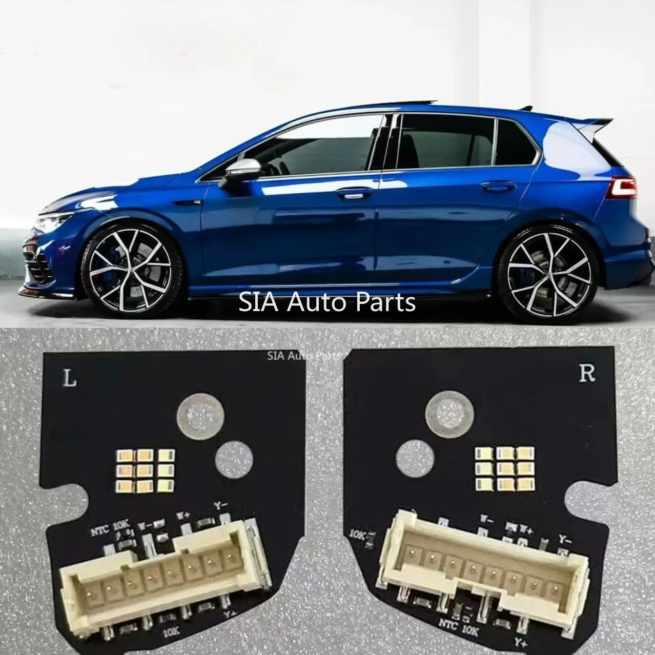 

Для Volkswagen Golf 8 MK8 Golf R GTI GTE GTD Volkswagen DRL светодиодные дневные ходовые огни желто-белые фары DRL чип