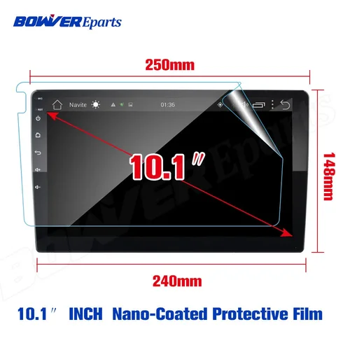 Imagen 2 del producto Película protectora de pantalla con revestimiento nanorecubierto suave (sin vidrio templado) para TEYES CC2 10,1 9 pulgadas GPS Radio de coche reproductor Multimedia navegación