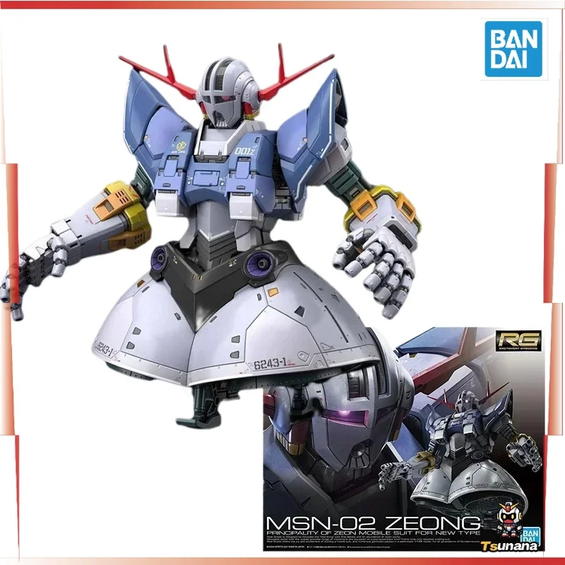 باندا الصندوق الأصلي RG 1/144 MSN-02 ZEONG نوع جديد المحمول أنيمي عمل كامل التجمع نموذج لجسم الصندوق الأصلي لعبة الهدايا في صدمة