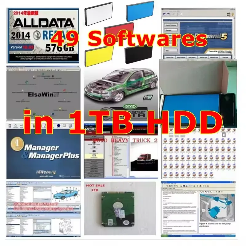 

ALLDATA 10.53 Software de reparación de automóviles Herramienta de accesorios para automóviles con diagramas de cableado + dato