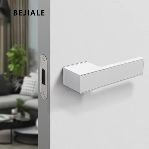 미니멀리스트 문짝 잠금 장치 실내 침실 음소거 자기 흡입 생태 문짝 핸들, 현대 미니멀리스트 숨겨진 열쇠 방 문짝 잠금 장치, 신제품