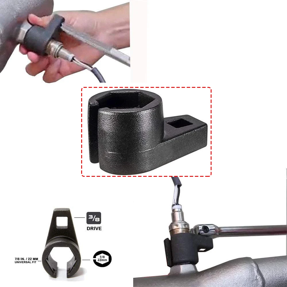 1PC Lambda Oxygen Exhaust Sensor Offset Removal Socket Tool 22mm 7/8\