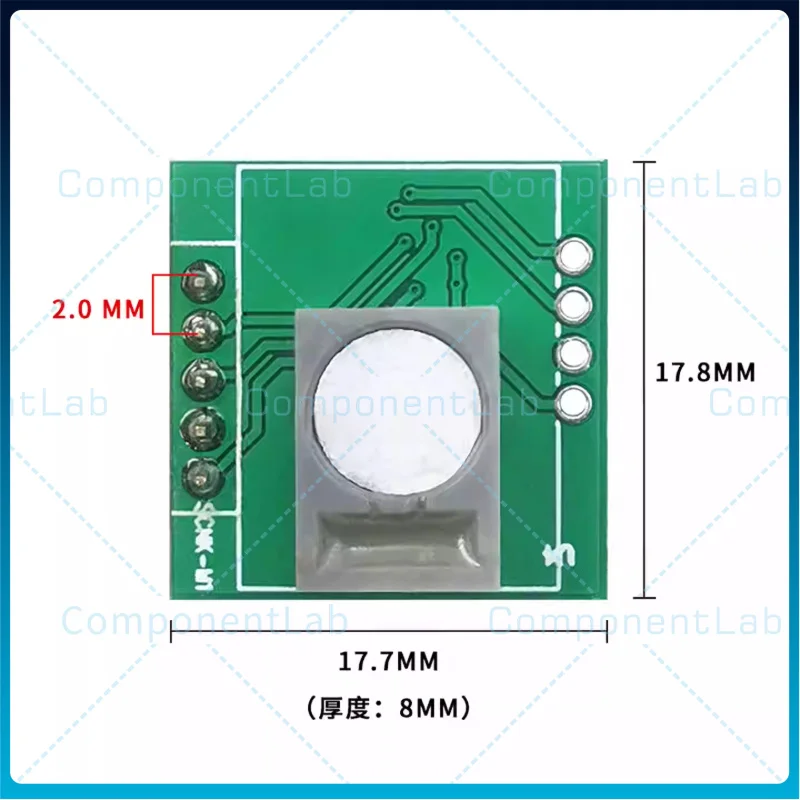 Carbon Monoxide Sensor Electrochemical CO Concentration Gas Detection UART/PWM Digital Output SC16-CO