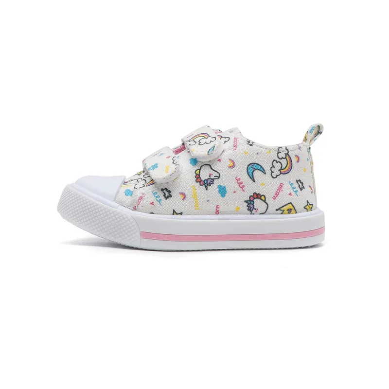 Scarpe di tela per bambini ragazze simpatiche scarpe da ginnastica stampate ragazzi bambini comode scarpe sportive Casual in tela scarpe per bambini