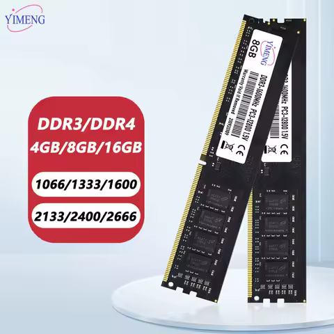 DDR4 DDR3 4GB 8GB 16GB Desktop Memory Ram PC3 8500 10600 12800 1.5V PC4 2133 2400 2666 3200Mhz 1.2V Non-ECC DIMM Memoria Ram