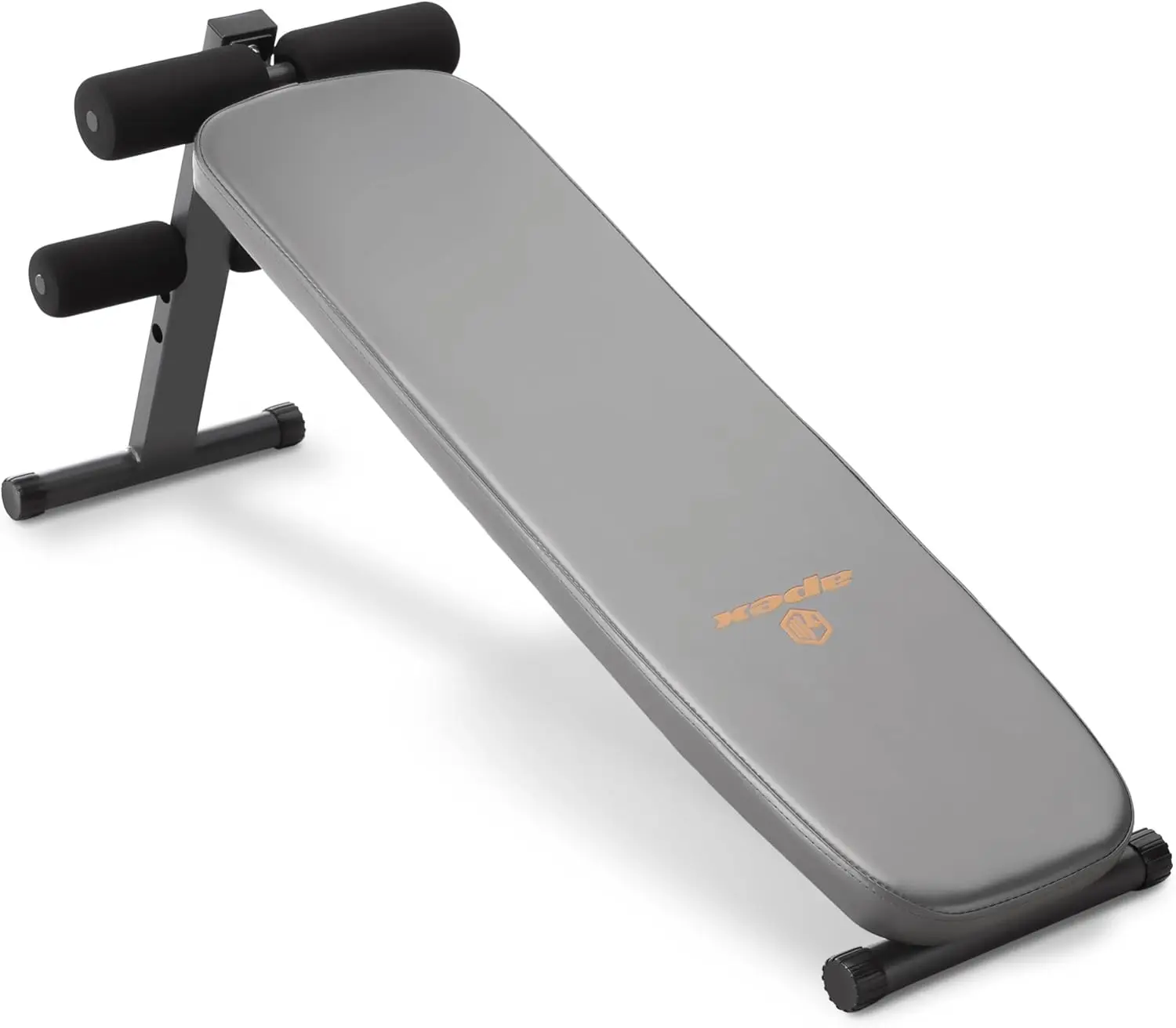 Banco de ejercicios de tabla inclinada de utilidad para entrenamiento de fuerza y entrenamientos de gimnasio en casa