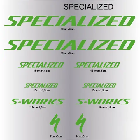 10 st. Lightning Road cykelramklistermärken MTB cykelöverrörshjälm vattentäta DIY-dekoration hållbara logotyp vinyldekaler 8 best sales specialiserad på klistermärken - №3