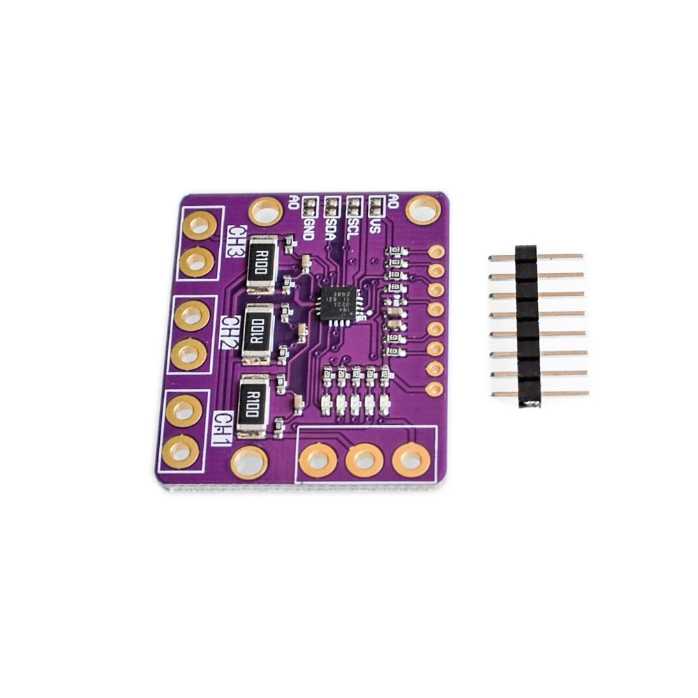 I2C SMBUS INA3221 트리플 채널 션트 전류 전원 공급 장치, 전압 모니터 센서 보드 모듈, INA219 핀 교체, 신제품