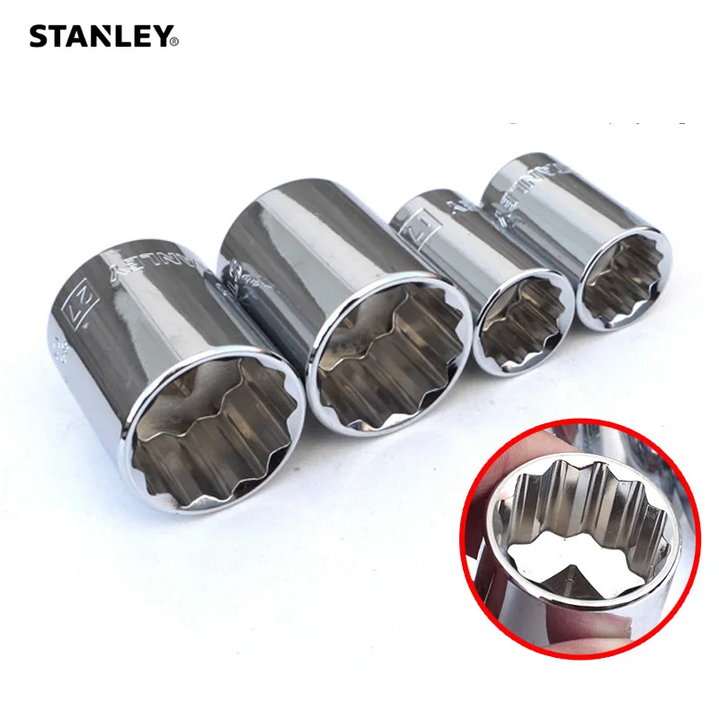 Stanley 12 punkt metric ratsche steckschlüssel 1/2 stick 8mm 9mm 10mm 11mm 12mm - 30mm 32mm 34mm 36mm drehmoment spline buchse werkzeuge