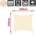 Beige 250x250cm