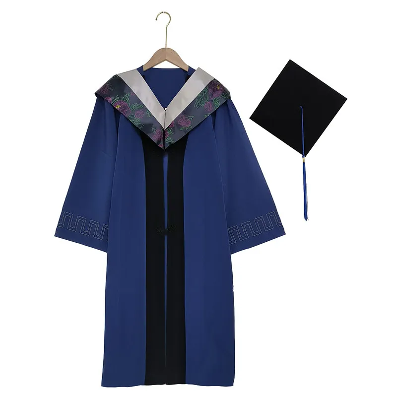 Female College Graduation Gown Academic Dress School Uniforms Degree Costume for Ceremony for Men  Bachelor Graduation Gowns
