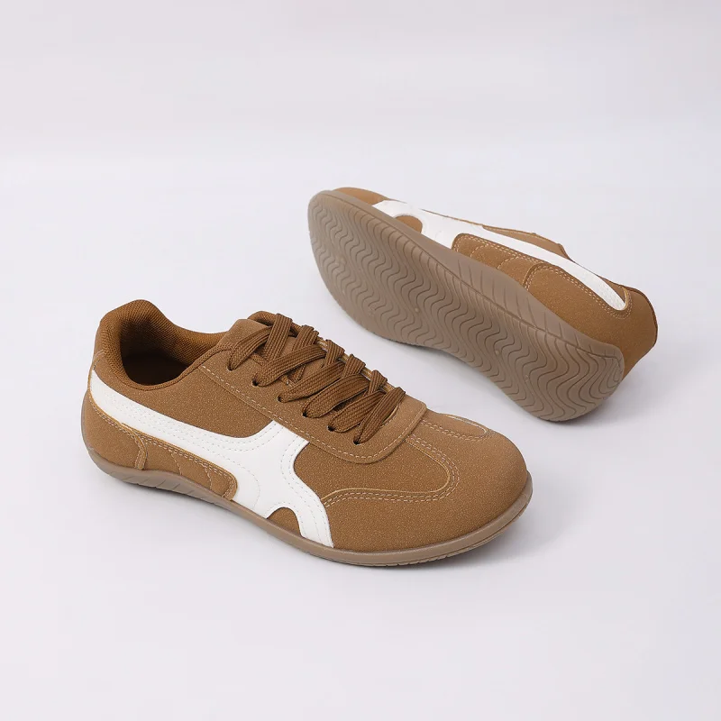 Vintage Deutsche Trainingsschuhe für Damen 2025 Frühling Neue Sport-Freizeitschuhe Forrest Gump Leichte Sneaker Schicke Allrounder