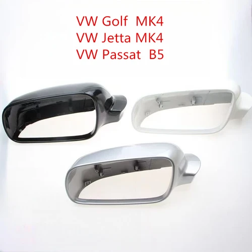 Cubierta de espejo lateral para VW Golf MK4 Jetta MK4 Passat B5, carcasa de espejo retrovisor izquierdo y derecho del mismo tamaño, accesorios automotrices