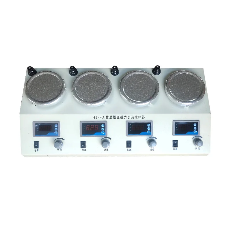 multi magnetic heating stirrer with digital display temperature and stirring control