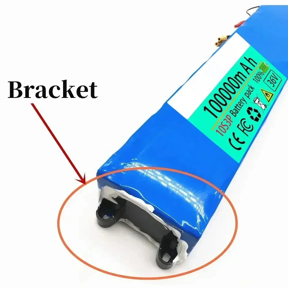 Shipping  France 10S3P 36V 100000mAh 36v Electric Scooter Battery Pack 18650 Lithium M365 Electric Scooter 36v Battery Scooter