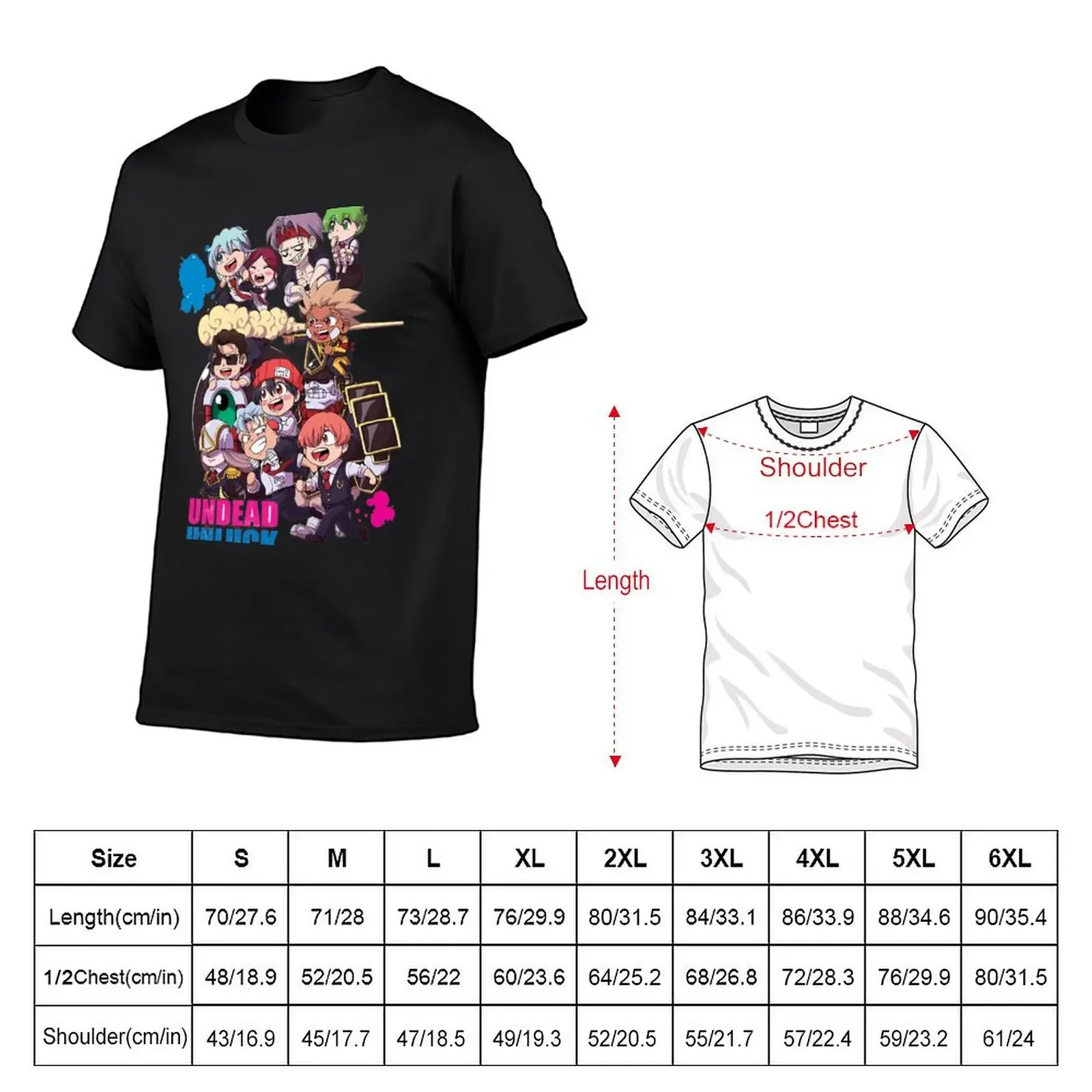 Undead Unluck Every Union Member T-Shirt plus size clothes graphic t shirts baggy shirts anime figures mens shirts graphic tee