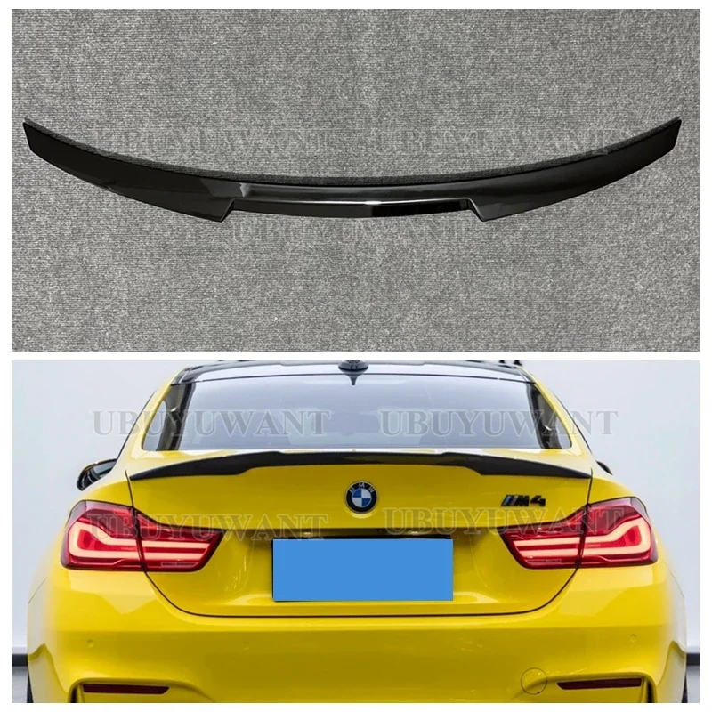 For F32 M4-Style ABS Plastic Rear Wing Lip Spoiler For BMW 4-Series F32 2 Door Coupe 2014-2020 420i 428i 430i