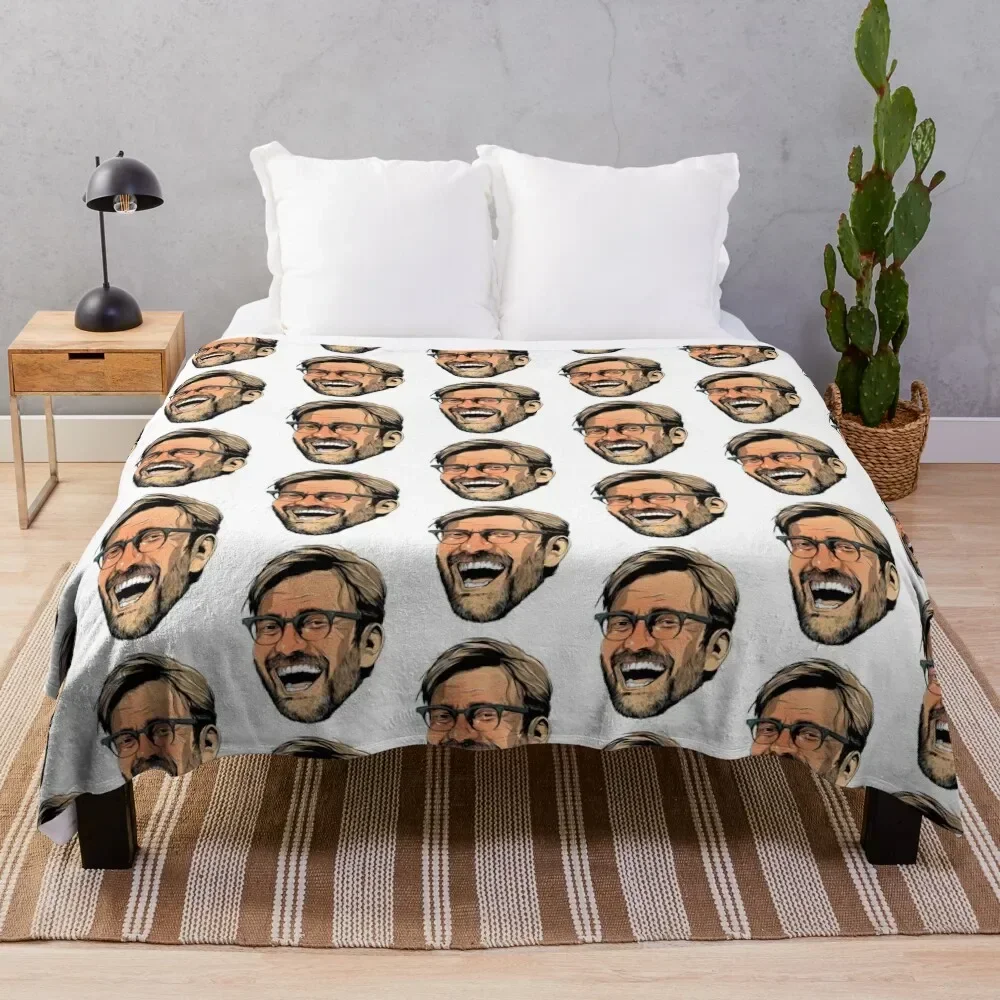 Delirious Klopp Throw Blanket Camping Loose Blankets