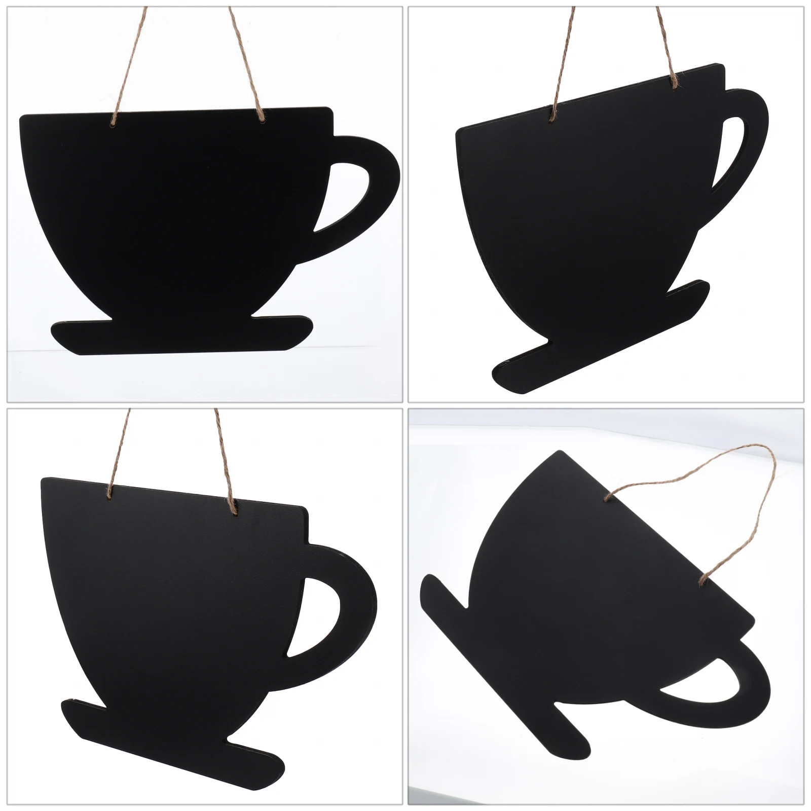 

Hang-style Blackboard Message Hanging Mini Chalk Boards Sign Chalkboard Ornament Wedding Decor