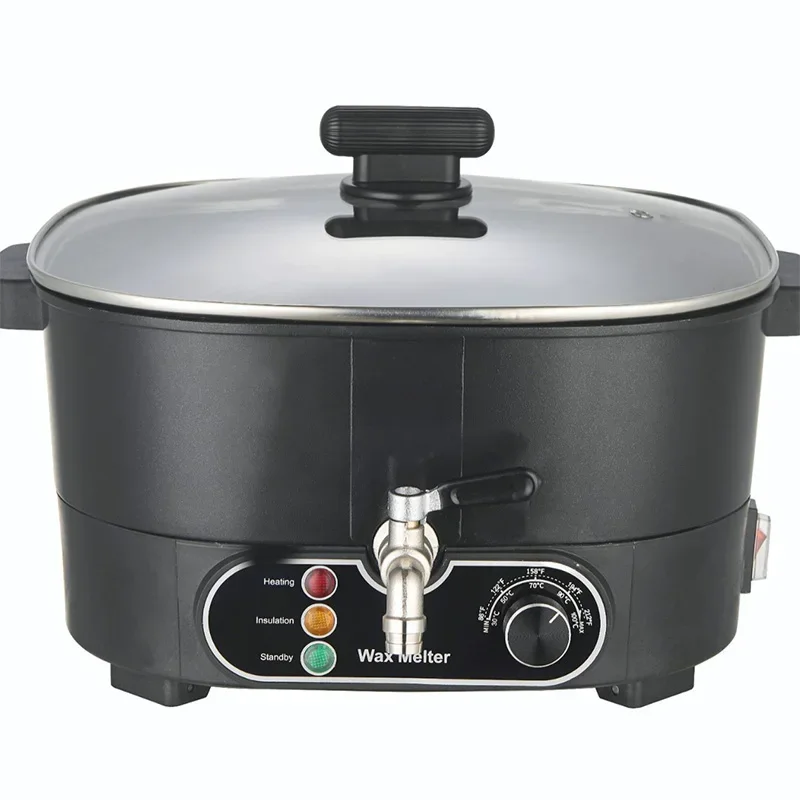 6L Wax Melting Pot Commercial-Grade Wax Melter, Non-Stick Pot for Hair Removal, Beauty Waxing, and Aromatherapy Candle Making