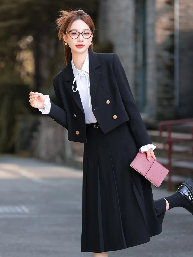 Women's professional business suits2025New formal kindergarten teacher uniforms in British college style for autumn
