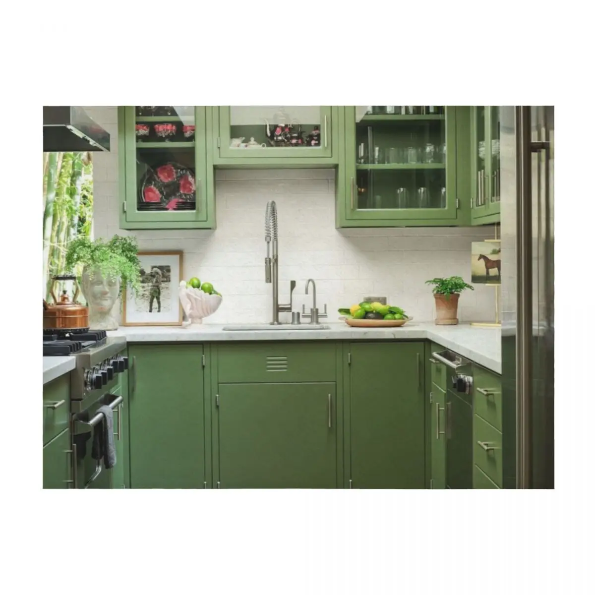 

Dakota Johnson's Kitchen Throw Blanket Single blankets ands Warm Furry Blankets