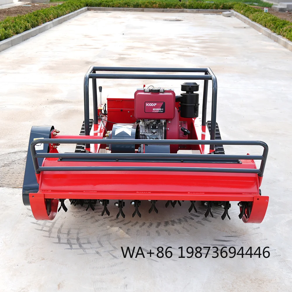 

EPA 196cc 4-Stroke RC Industrial Lawn Mower 100/120cm 48V Cordless Self-Propelled