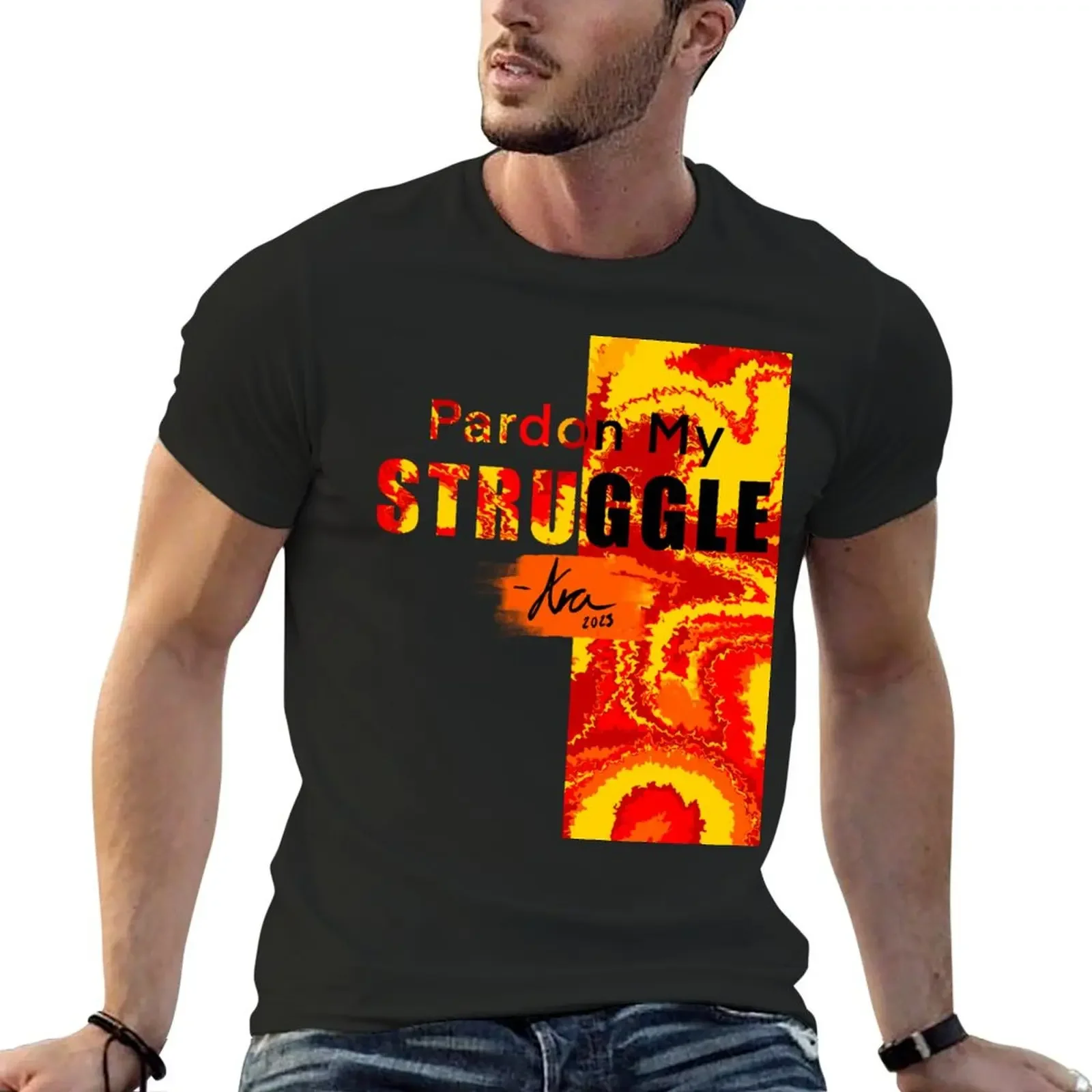 Pardon My Struggle Quote T-Shirt graphic tee shirt shirts graphic tee heavy weight t shirts for men