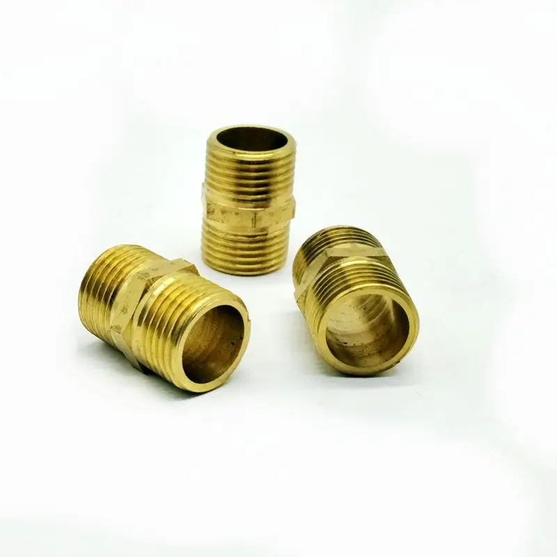 10pcs/lot Male straight Connector 1/4''  Brass fittings