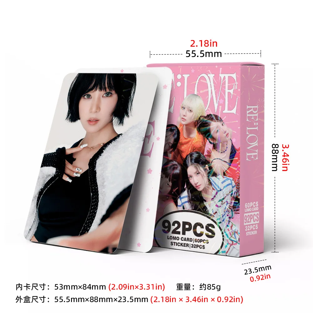 92pcs APINK RELOVE Photo Card Photocards Stickers Kpop Merch Lomo Cards Set Fans Collection Cards Gift - view 4