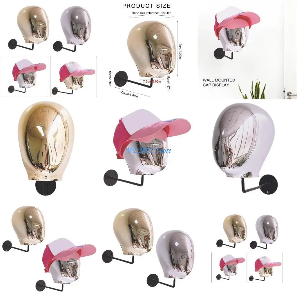 

G5GC Kids Room Wall Decorative Hat Organizers Finish Sturdy Multiple Hat Display