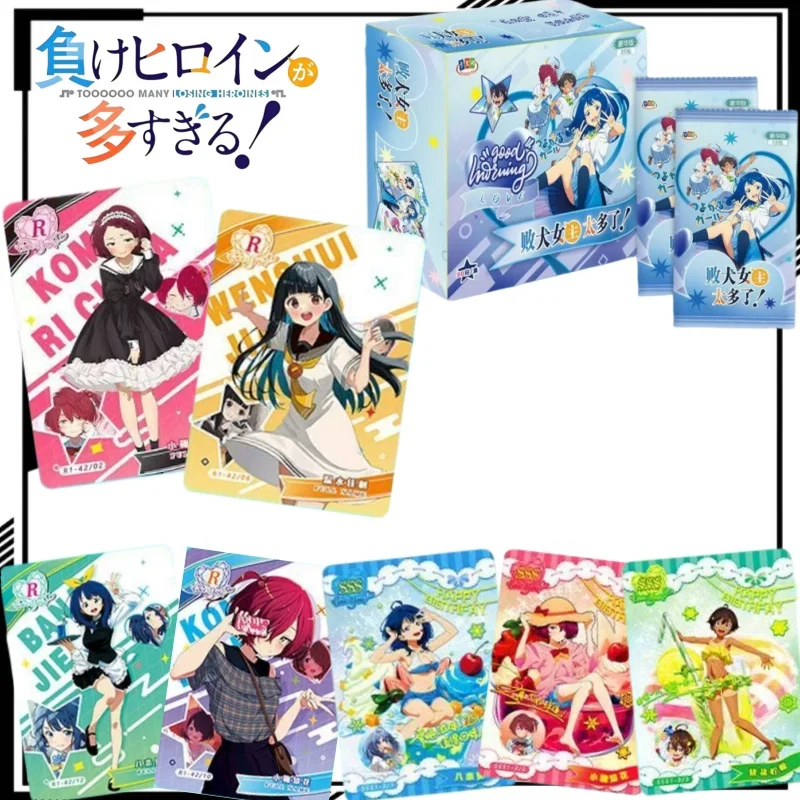 makeine-too-many-losing-heroines-card-cartoon-nukumizu-kazuhiko-collectible-card-anime-merchandise-holiday-gift-trendy-toy