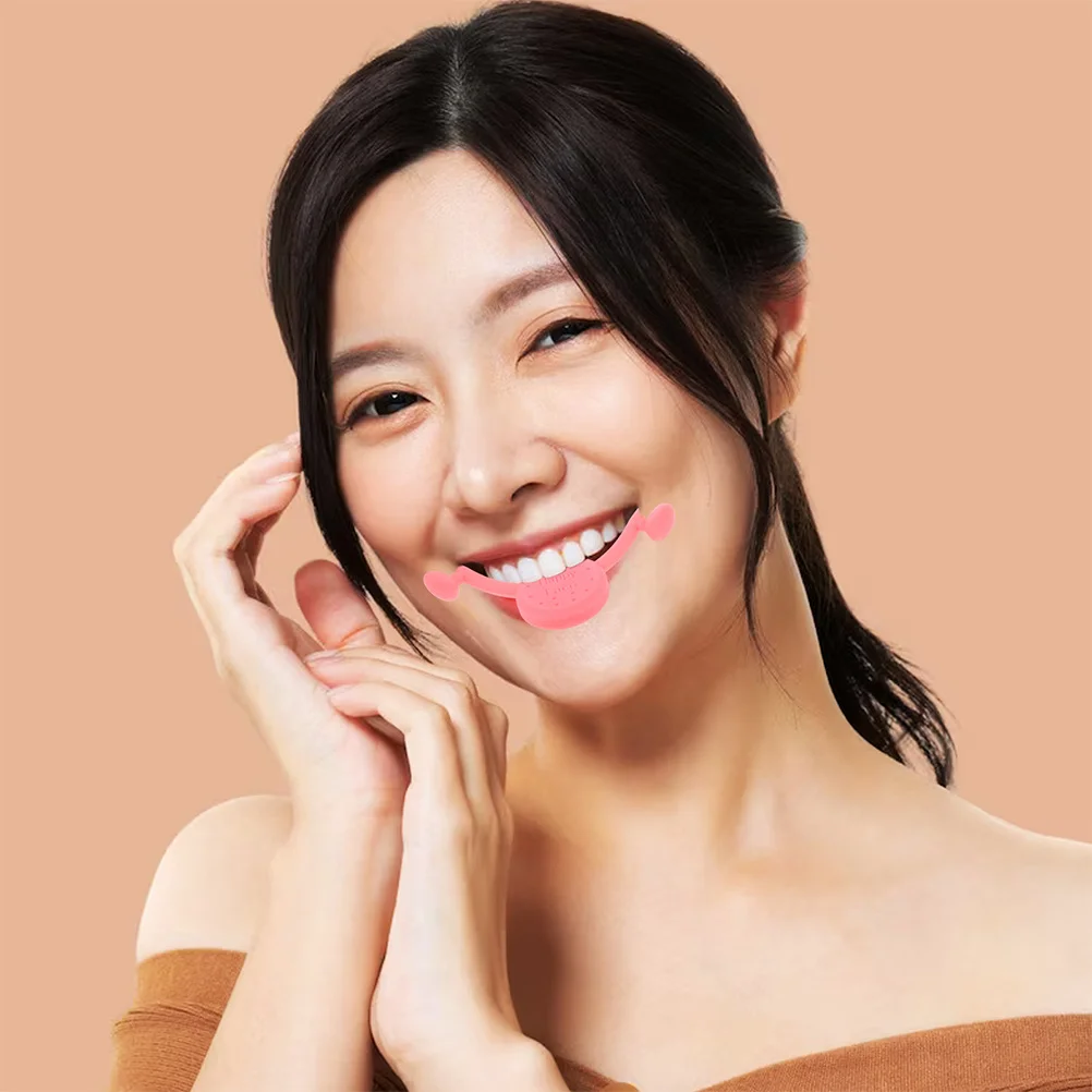 

2Pcs Smile Trainer Natural Dimple Maker Facial Lift Tool Cheeks Clip Face Muscle Exerciser Soft Silicone Smile Corrector