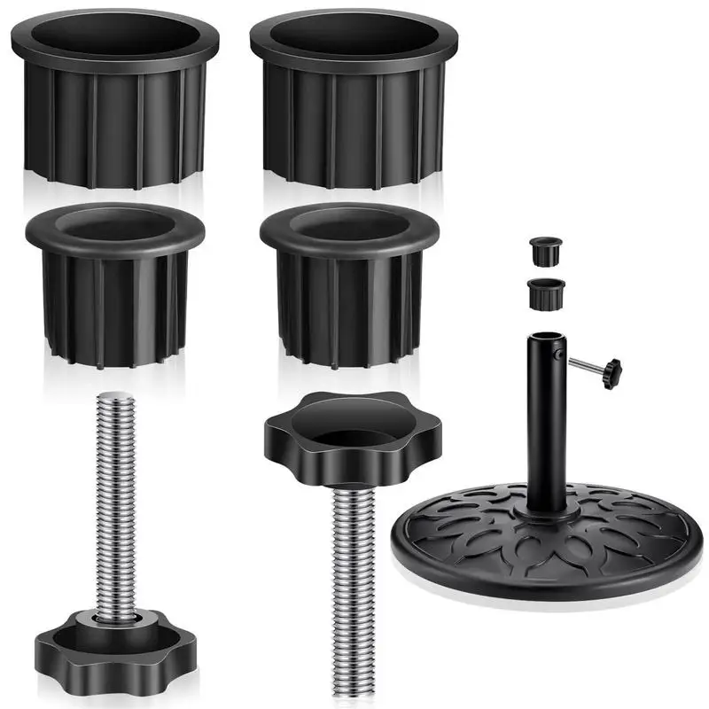 

6/12pcs Parasol Base Support Hole Ring Plug Cover Patio Umbrella Stand Replacement Outdoor with 2 size(1.5-inch/1.9-inch)