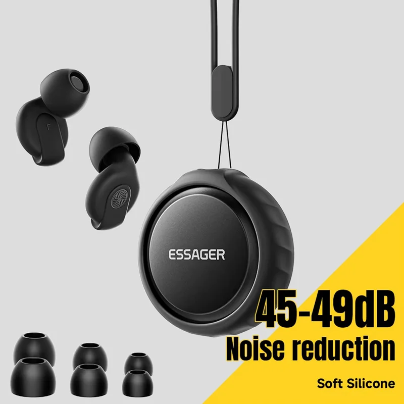 Noise-canceling Sleep Earplugs 45-49dB Anti-Noise Hearing Protection Silicone Soft Earplug Anti Noise and Sound Insulation