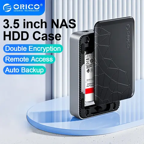ORICO NAS 외장 Hd, 3.5 인치 C타입 포트, 초고속 NAS, 자동 백업 원격 액세스 및 공유, 노트북 PC 휴대폰 PC 케이스용