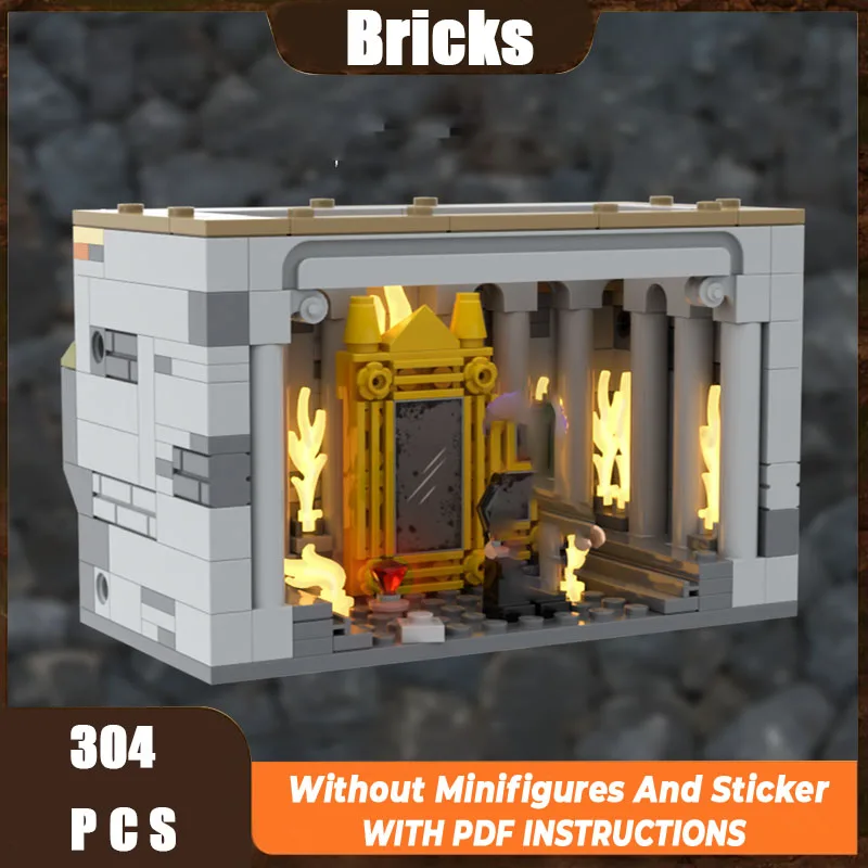 Modulares Schloss für Büro, Wohnheim, Haus, Küche, Bibliothek, Modellbausteine, MOC, Raum der Anforderung, Architektur-Sammlungsspielzeug