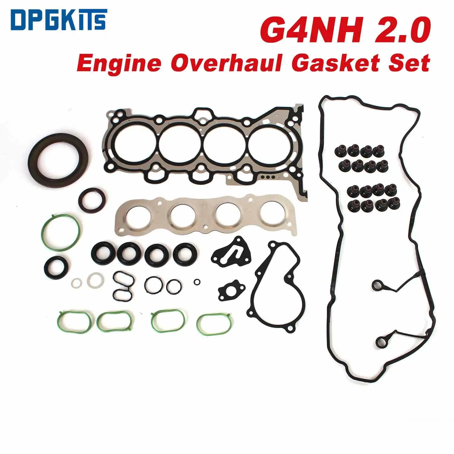 G4NH 2.0 Engine Overhaul Gasket Set For Hyundai Elantra Kona Tucson Veloster Forte Seltos Soul