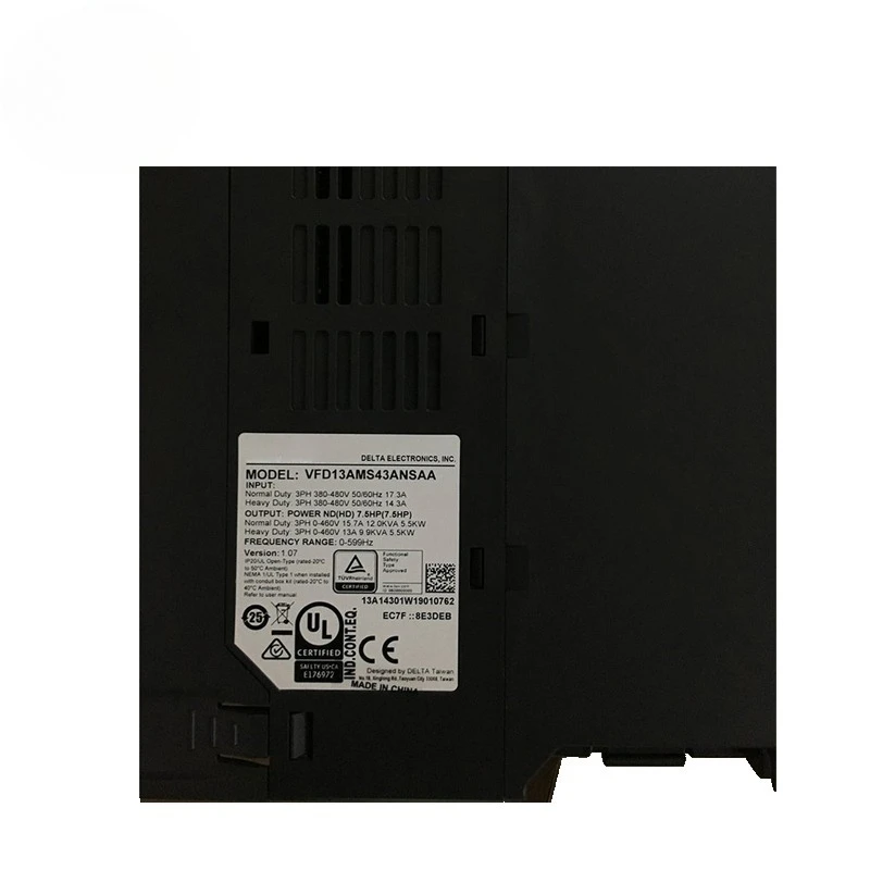 Pengontrol Industri PLC Original Baru dengan Inverter 2.2kW VFD11AMS23ANSAA