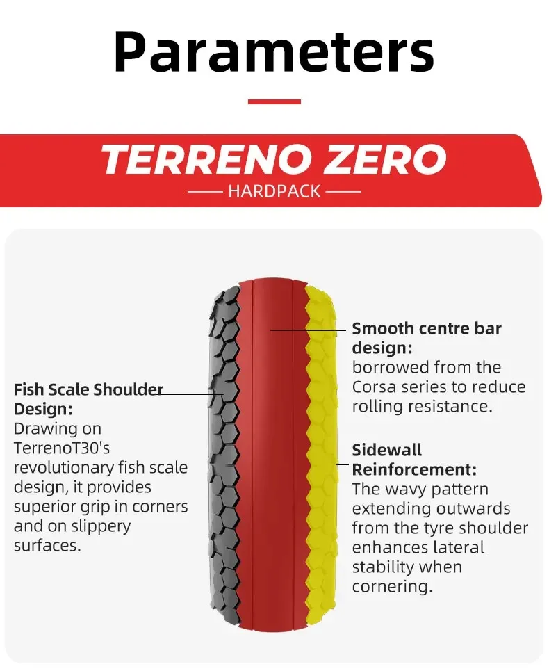Vittoria TERRENO ZERO Rennrad Gravel Straßenreifen Fahrrad Tubeless Hardpack Reifen 700x37C 700x40C Rennrad faltbare Reifen – Detail 8