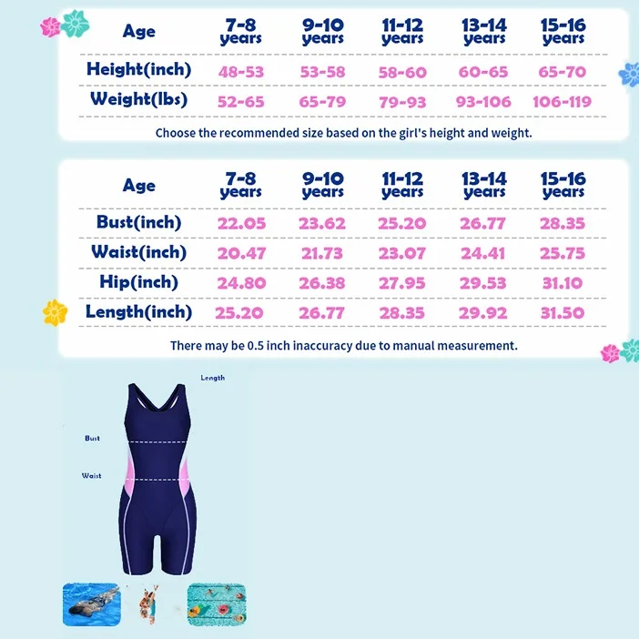 Traje de baño deportivo de una pieza Anfilia para niñas, cuello en U, espalda cruzada de alta elasticidad, estilo boyleg, secado rápido, para entrenamiento.