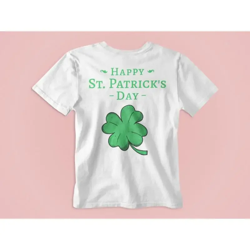 Happy Patrick Day T Shirt Irish Pride Lucky Charm Shamrock Unisex Tee Top