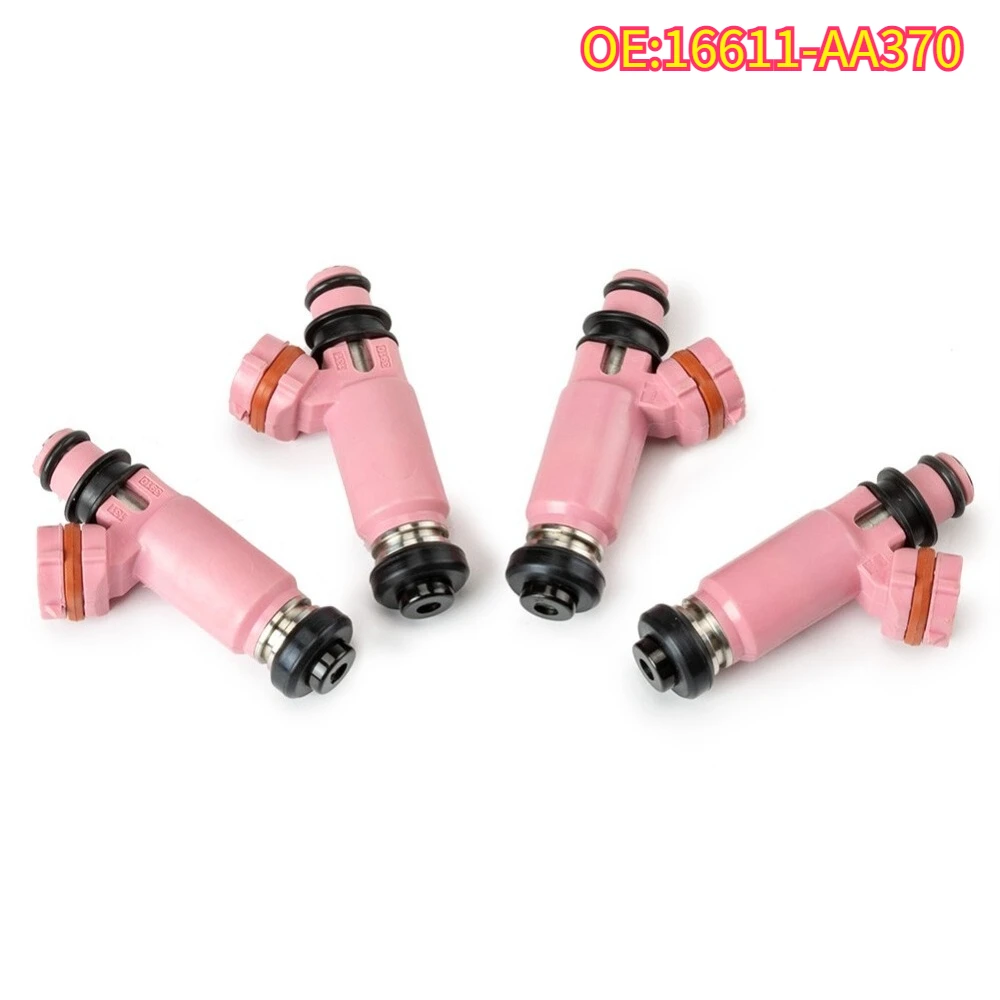 

High quality New For 1/4 Pcs 16611-AA370 Pink 565cc Fuel Injectors Fit For Subaru STI WRX Forester Subaru Legacy Impreza