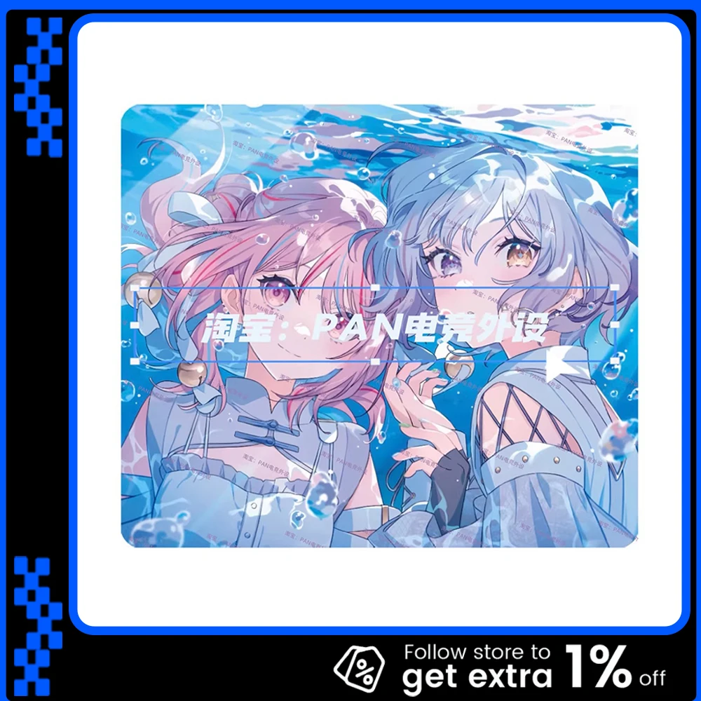 

Коврик для мыши PAN Esports MKLNtic Glass, гладкий и скоростной, аналог Amicis X Kano для APEX, CSGO, аксессуары для ПК, подарки