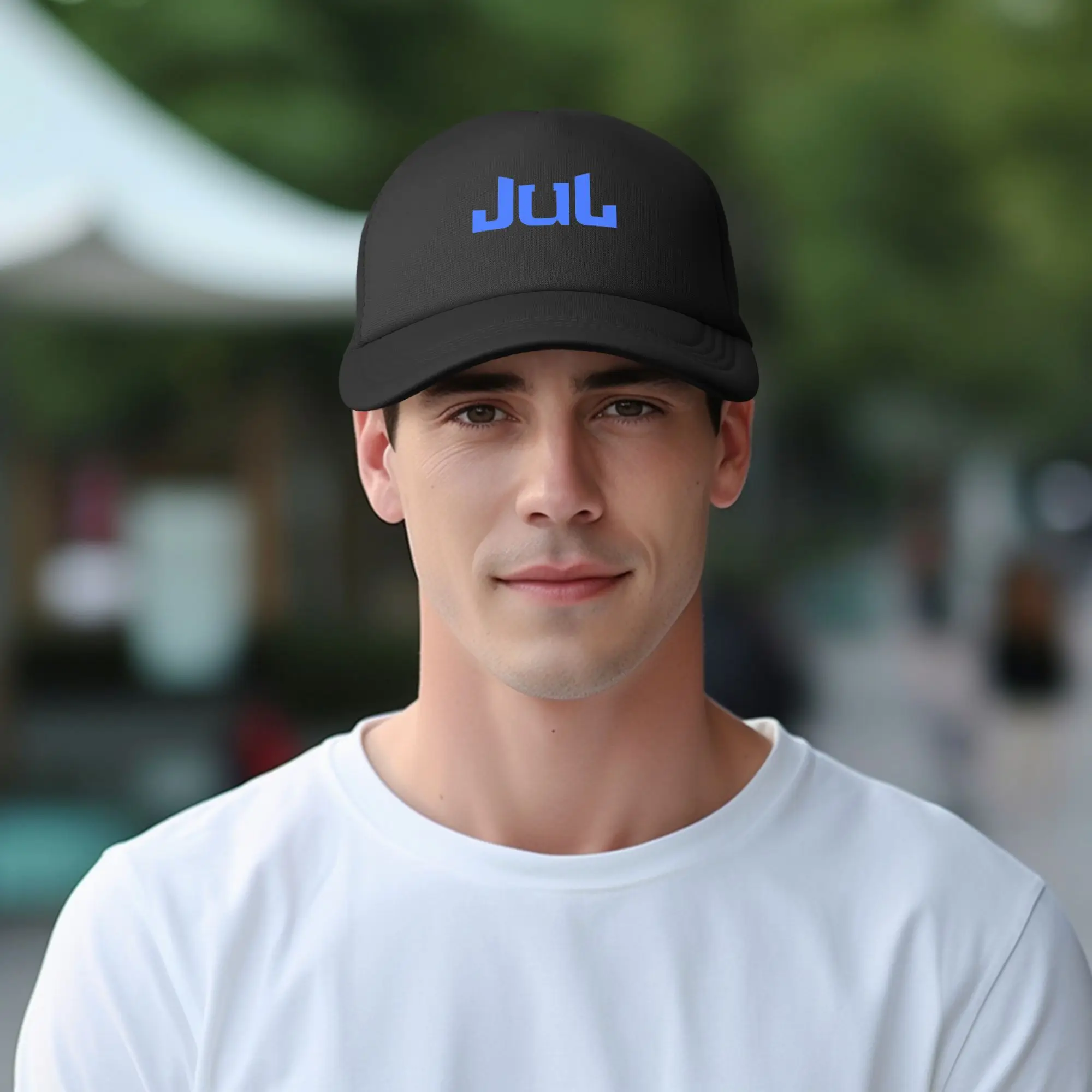 

Rapper Singer Jul Sign Mesh Baseball Caps Men Women Outdoor Sun Hat Adjustable Summer Trucker Cap