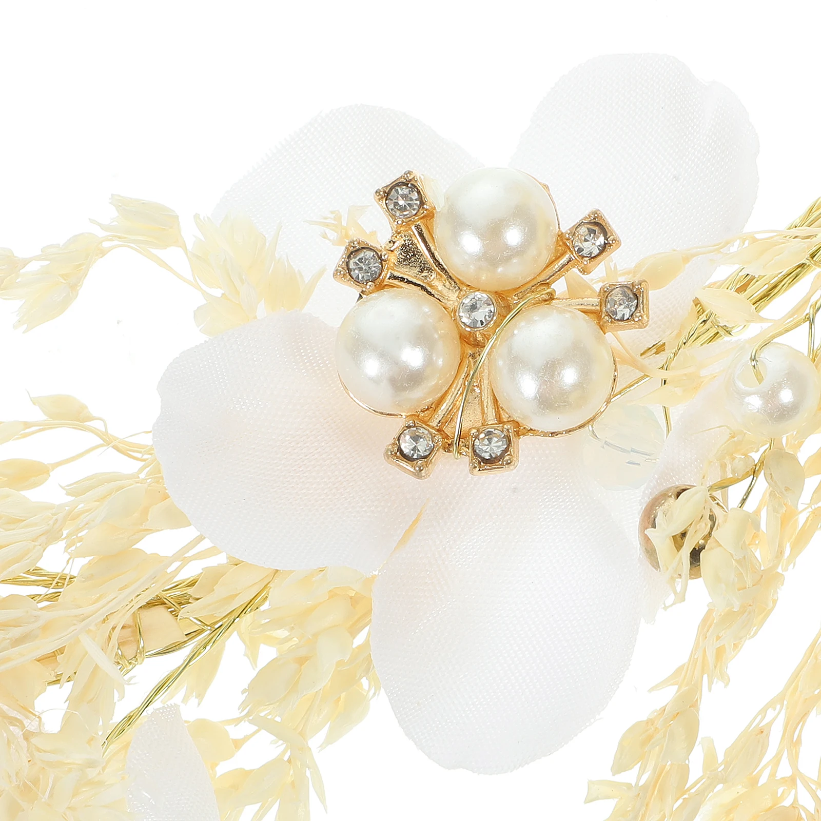 

Headdress Bridal Hair Hoops Pearl Wedding Headb s Accessories Girls Elegant DecorativeFlower Hoop Lightweight Comfortable