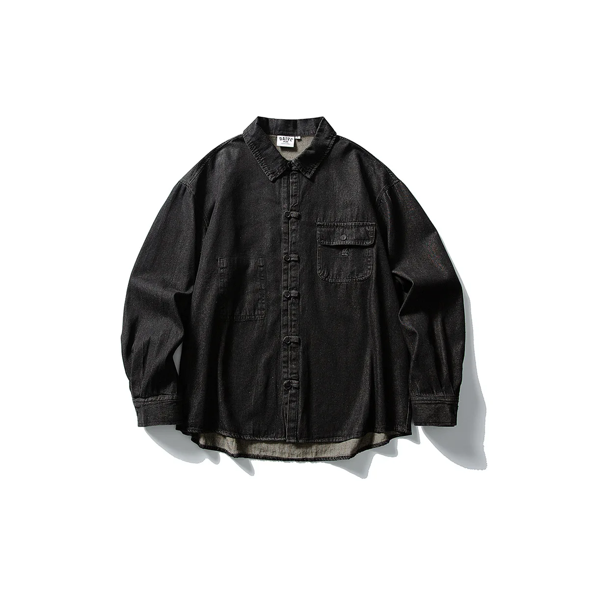 Beijie Men's American Autumn New Button Denim Shirt Men's Retro Work Shirt Jacket